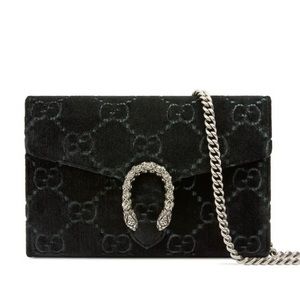 ✨ SOLD. ✨ Gucci Dionysus black velvet cross body